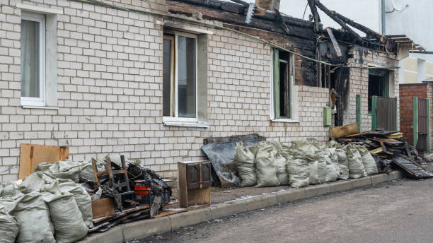 Professional Fire Damage Removal technician working in Bethel, WA